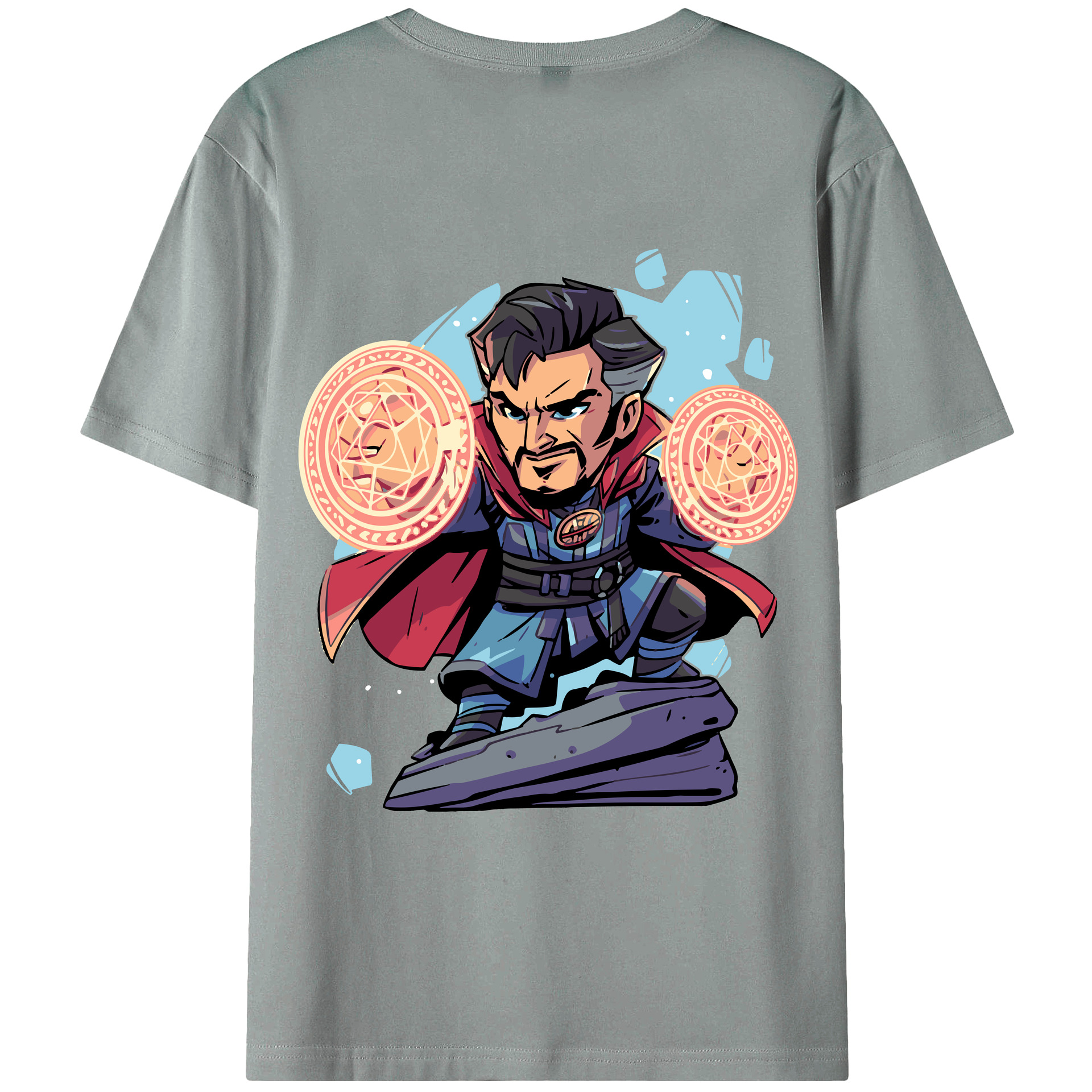 （画像用） アベンジャーズ The Avengers 綿100％ メンズ半袖Tシャツ（バックプリント） 通気性